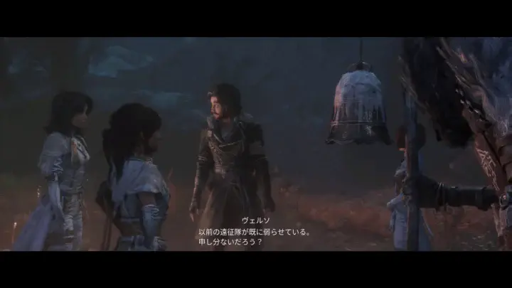 Clair Obscur: Expedition 33 以前の遠征隊が既にアクソンが弱らせていることを伝えるヴェルソ