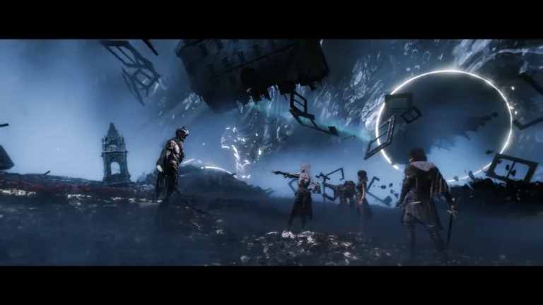 Clair Obscur: Expedition 33 キュレーターと戦闘体勢の仲間たち