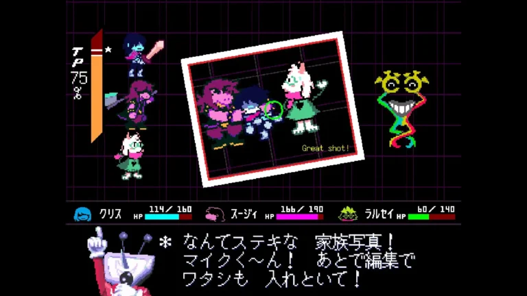 DELTARUNE クリス、スージィ、ラルセイの写真