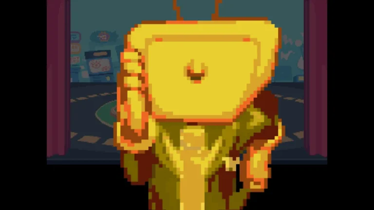 DELTARUNE こちら側に走って近づいてきた金色のミスター・テナ