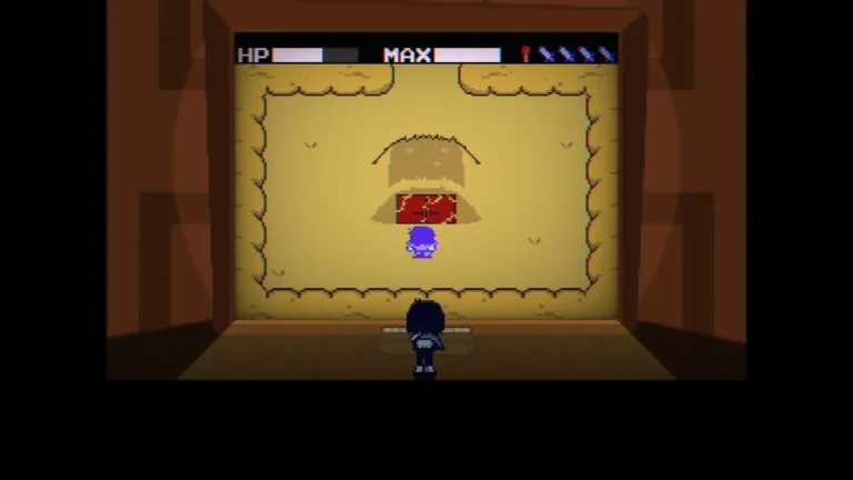 DELTARUNE シェルターが映るゲーム画面