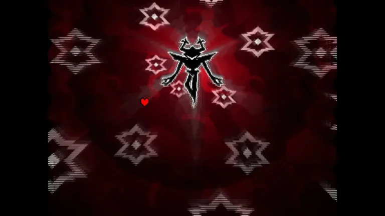 DELTARUNE 咆哮の騎士との戦闘画面