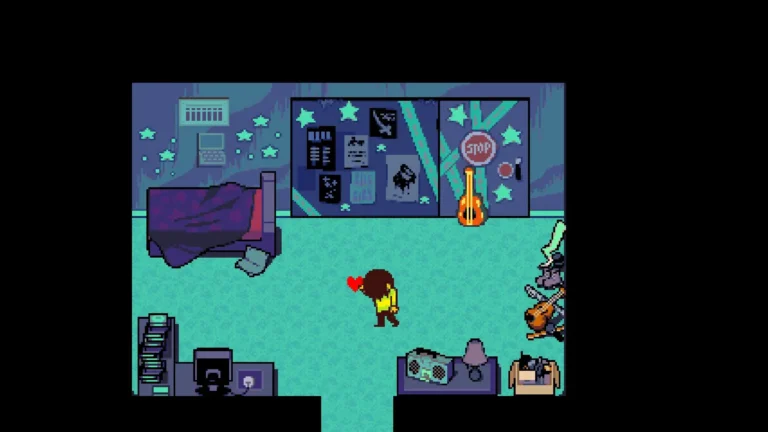 DELTARUNE ソウルを持っているクリス