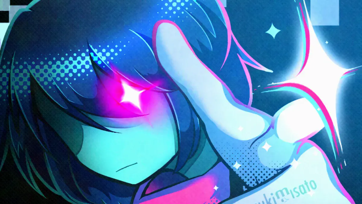 DELTARUNE クリスのイラストのアイキャッチ