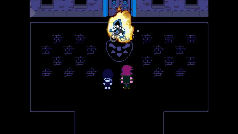DELTARUNE 爆発と共に現れるランサー