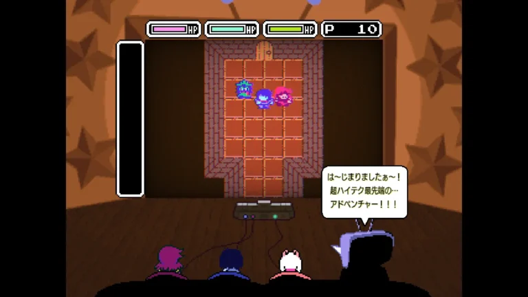 DELTARUNE は～じまりましたぁ～！超ハイテク最先端のアドベンチャー！！！と言うミスター・テナとゲーム画面