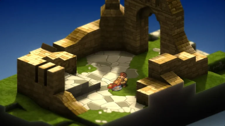 FFT ディリータに泣きつくオヴェリアとそれを受け止めるディリータ